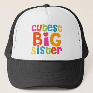 Cutest Big Sister Trucker Pet