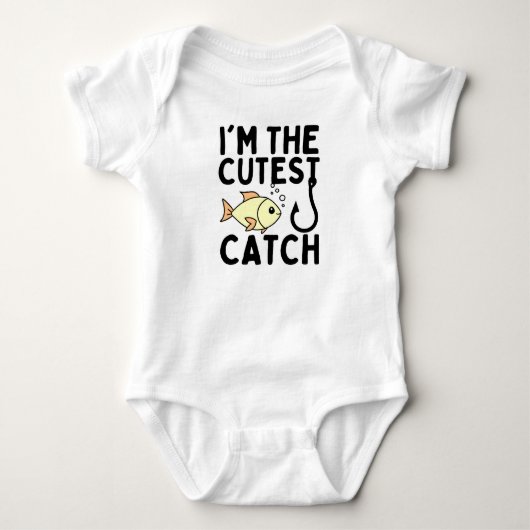 Cutest Catch Vissen  Romper (Voorkant)