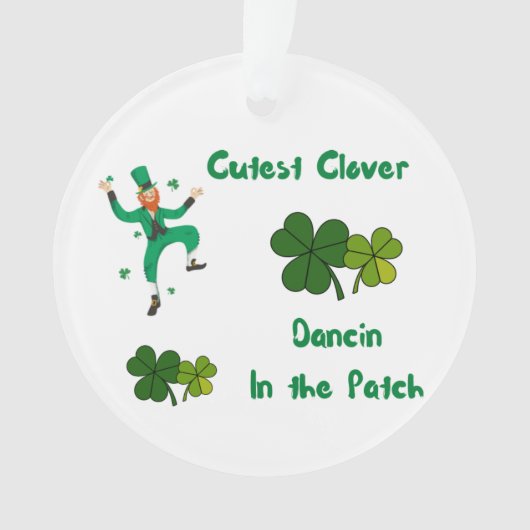 Cutest Clover Dancin dans le Patch sur un (devant)
