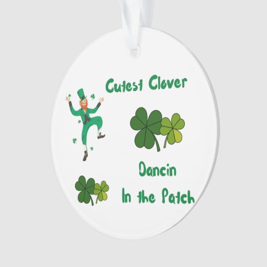 Cutest Clover Dancin dans le Patch sur un (devant)