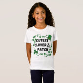 Cutest Clover in the Patch St. Patrick's Day T-shirt (Voorkant volledig)