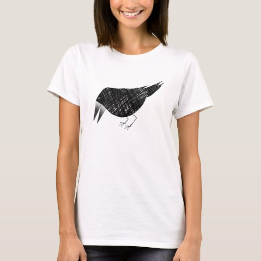 Cutest Crow T-shirt (Voorkant)