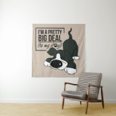 Cutest Dog Ever Wandkleed (In situ)