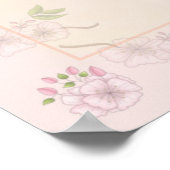 Cutest Girl's Nursery of Bedroom Floral Poster (Hoek)