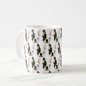 Cutest Lil' Black & White French Bulldog Mug (Devant gauche)