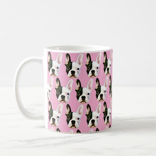 Cutest Lil' Pink French Bulldog Mug (Gauche)