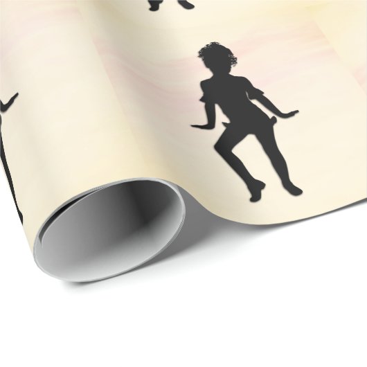 Cutest Little Dancer Mellow Yellow Cadeaupapier (Rol Hoek)