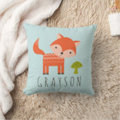 Cutest Little Fox Personalized Sierkussen (Deken)