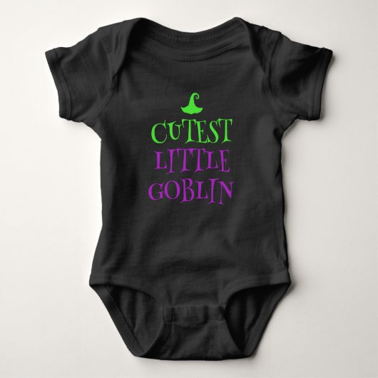 Cutest Little Goblin Baby Outfit Romper (Voorkant)