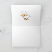 Cutest Little Lamb Kaart (Binnen)
