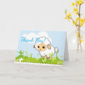 Cutest Little Lamb Kaart (Gele Bloem)