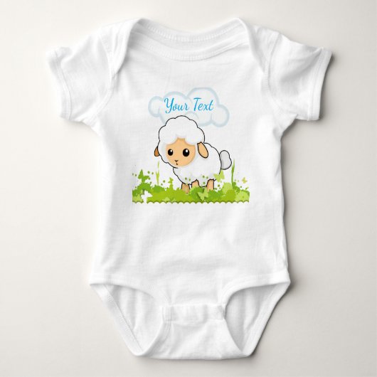 Cutest Little Lamb Romper (Voorkant)