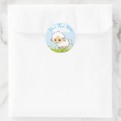 Cutest Little Lamb Ronde Sticker (Tas)