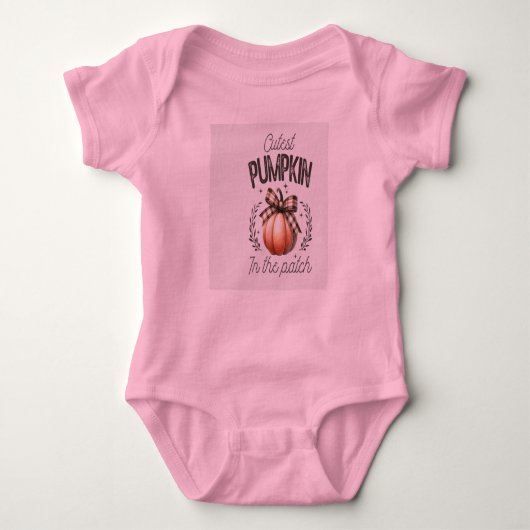Cutest Pumpkin Baby Bodysuit (Voorkant)