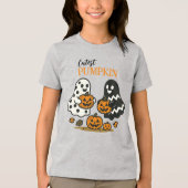 Cutest Pumpkin Ghosts Tri-Blend Shirt (Voorkant)