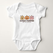 Cutest Pumpkin in Patch Halloween Romper (Voorkant)