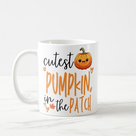 Cutest Pumpkin in the Patch, Fall First Halloween Koffiemok (Links)