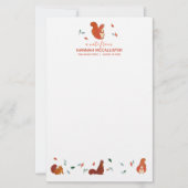 Cutest Squirrel Lovers Personal Briefpapier (Voorkant)