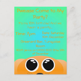 Cutesy Invite Kaart
