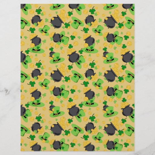 Cutesy Luck voor het Ierse Word Search Game (Achterkant)