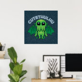 Cutethulhu Poster (Thuiskantoor)