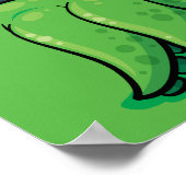 Cutethulhu Schattige Cthulhu Face Poster (Hoek)