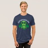 Cutethulhu Tri-Blend Shirt (Voorkant volledig)