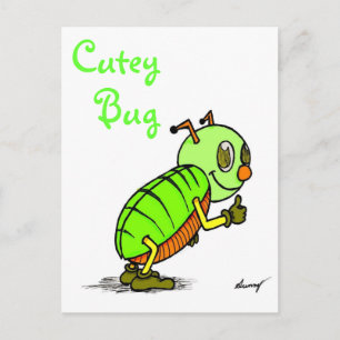 Cutey Bug Briefkaart