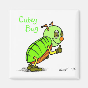Cutey Bug Fridge Magnet Magneet
