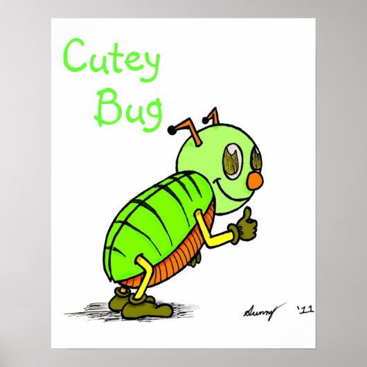 Cutey Bug Poster (Voorkant)