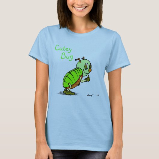 Cutey Bug Shirten T-shirt (Voorkant)
