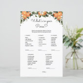 Cutie Baby shower Wat is er in je Kaarten voor een (Staand voorkant)