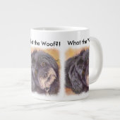 CUTIE BLACK COCK-A-POO MIX EXTRA GROTE BEKER (Voorkant rechts)