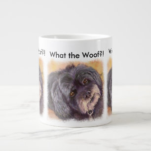 CUTIE BLACK COCK-A-POO MIX EXTRA GROTE BEKER