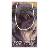 CUTIE BLACK COCK-A-POO MIX KLEIN CADEAUZAKJE (Voorkant)