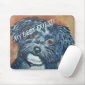 CUTIE BLACK HAVANESE MUISMAT (Met muis)