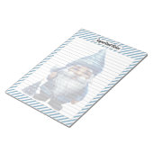 Cutie Blauw Kerstmis Notitieblok (Schuin)