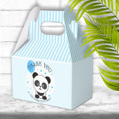 Cutie Blauw Panda Verjaardagsfeestje Bedankdoosjes