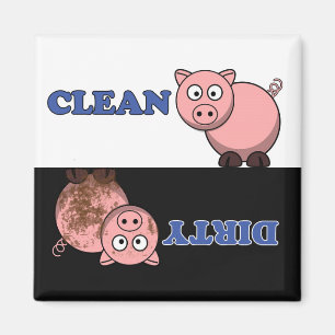 Cutie Cartoon Dishwasher Magnet aanpassen Magneet