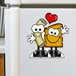 Cutie Cartoon Mac'n Cheese Vinyl Sticker