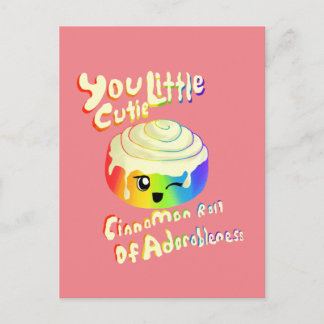 Cutie Cinnamon Roll voor Pride 2019 Briefkaart