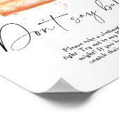 Cutie citrouille à tarte - Ne pas dire Poster bébé (Coin)