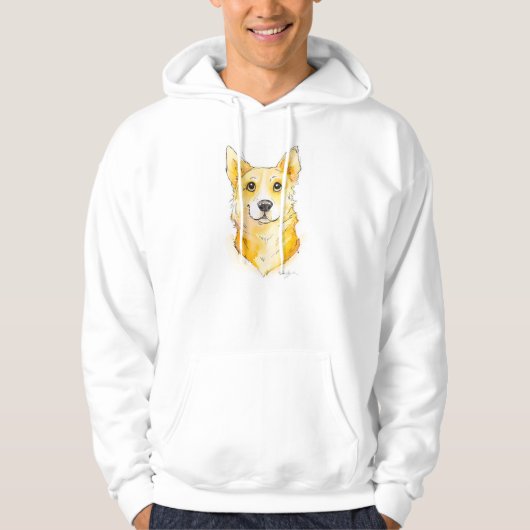 Cutie Corgi Hoodie (Voorkant)
