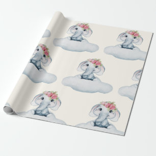 Cutie Elephant Cadeaupapier
