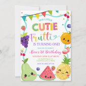 Cutie Frutti Birthday Invitation (Devant)