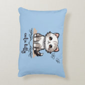 Cutie Kat Accent Pillow Kussen (Achterkant (Verticaal))