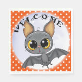 Cutie Kat Bat Servet (Voorkant)