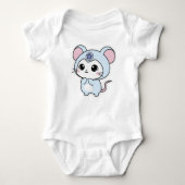Cutie little mouse  romper (Voorkant)