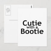 Cutie met een Bootie Briefkaart (Voorkant / Achterkant)