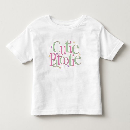 Cutie Patootie Kinder Shirts (Voorkant)